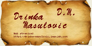 Drinka Mašulović vizit kartica